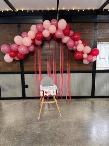 Birthday celebration setup inside the venue